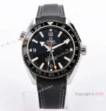 (VS Factory) Swiss Grade Copy Omega Seamaster 600m Co-Axial GMT 8605 Watch Black Rubber Band